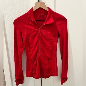 Lululemon red define jacket